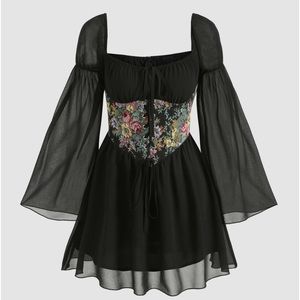 Corset Black Dress!!